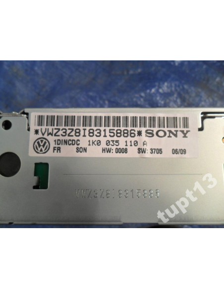VW ZMIENIARKA CD SONY 1K0035110A