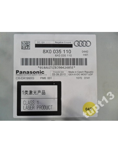 AUDI A4 Q5 CZYTNIK ZMIENIARKA CD 8X0035110