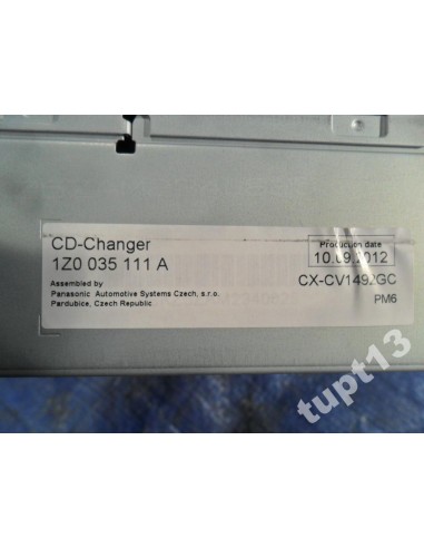 SKODA ZMIENIARKA PŁYT CD 1Z0035111A