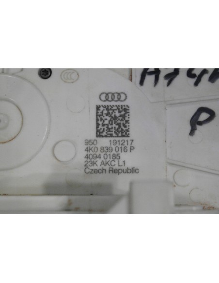 AUDI A7 4K8 ZAMEK DRZWI PRAWY TYŁ 4K1839016P