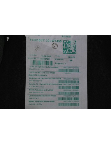 VW TIGUAN 5NA TAPICERKA DRZWI PRAWA TYLNA