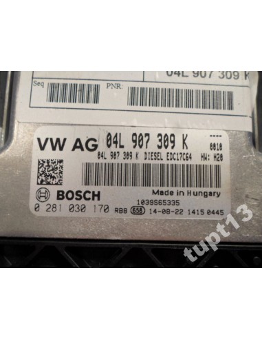 VW STEROWNIK KOMPUTER SILNIKA 04L907309K