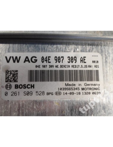 VW TIGUAN FL 1.4 TSI KOMPUTER SINIKA 04E907309AE