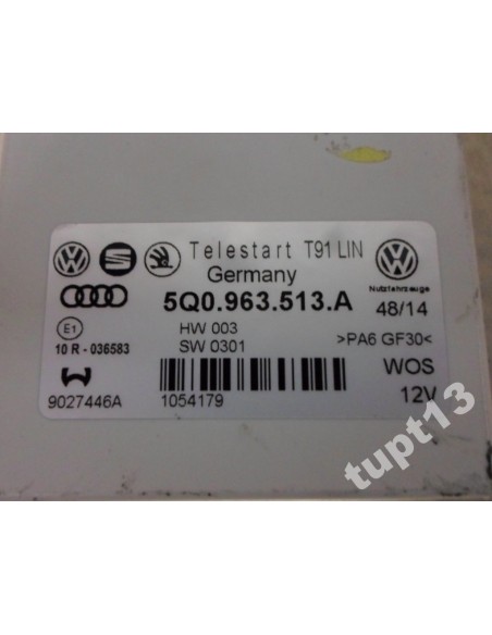 VW AUDI SEAT SKODA MODUŁ TELESTART 5Q0963513A T91