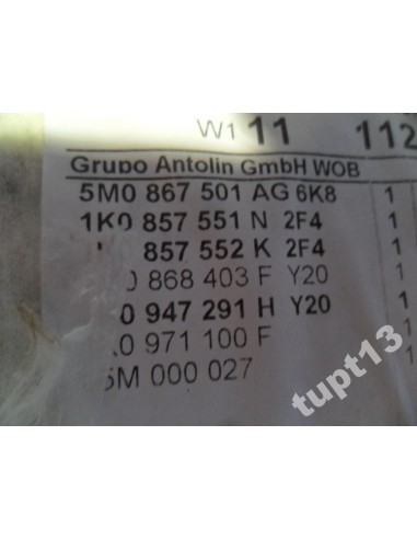 VW GOLF VI PLUS PODSUFITKA