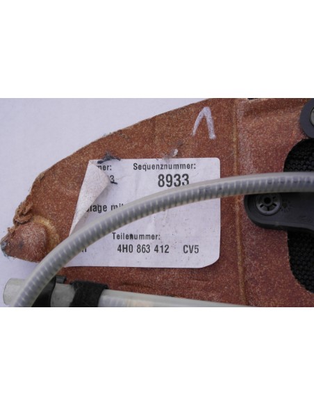 AUDI A8 4H PÓŁKA TYŁ BAGAŻNIKA ROLETA 4H0863412