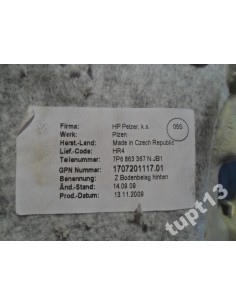 VW TOUAREG 2010-14R DYWAN WYKŁADZINA WNĘTRZA 2