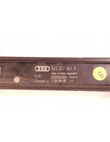 AUDI A3 8V0 3-DRZWI MECHANIZM SZYBY LEWY 8V3837461