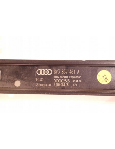 AUDI A3 8V0 3-DRZWI MECHANIZM SZYBY LEWY 8V3837461