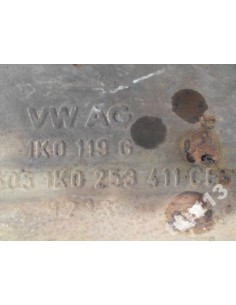 VW JETTA 5C6 2.0 TDI TŁUMIK ŚRODKOWY 1K0119G 2