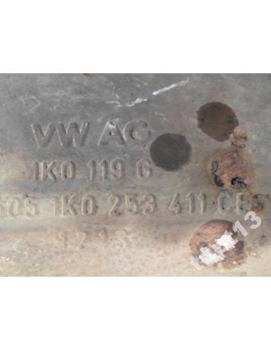 VW JETTA 5C6 2.0 TDI TŁUMIK ŚRODKOWY 1K0119G